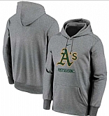 Men's Oakland Athletics Nike Gray 2020 Postseason Collection Pullover Hoodie